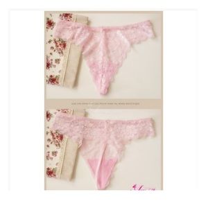 NWT Anna Mu Pull Me with my G-string (Pink)